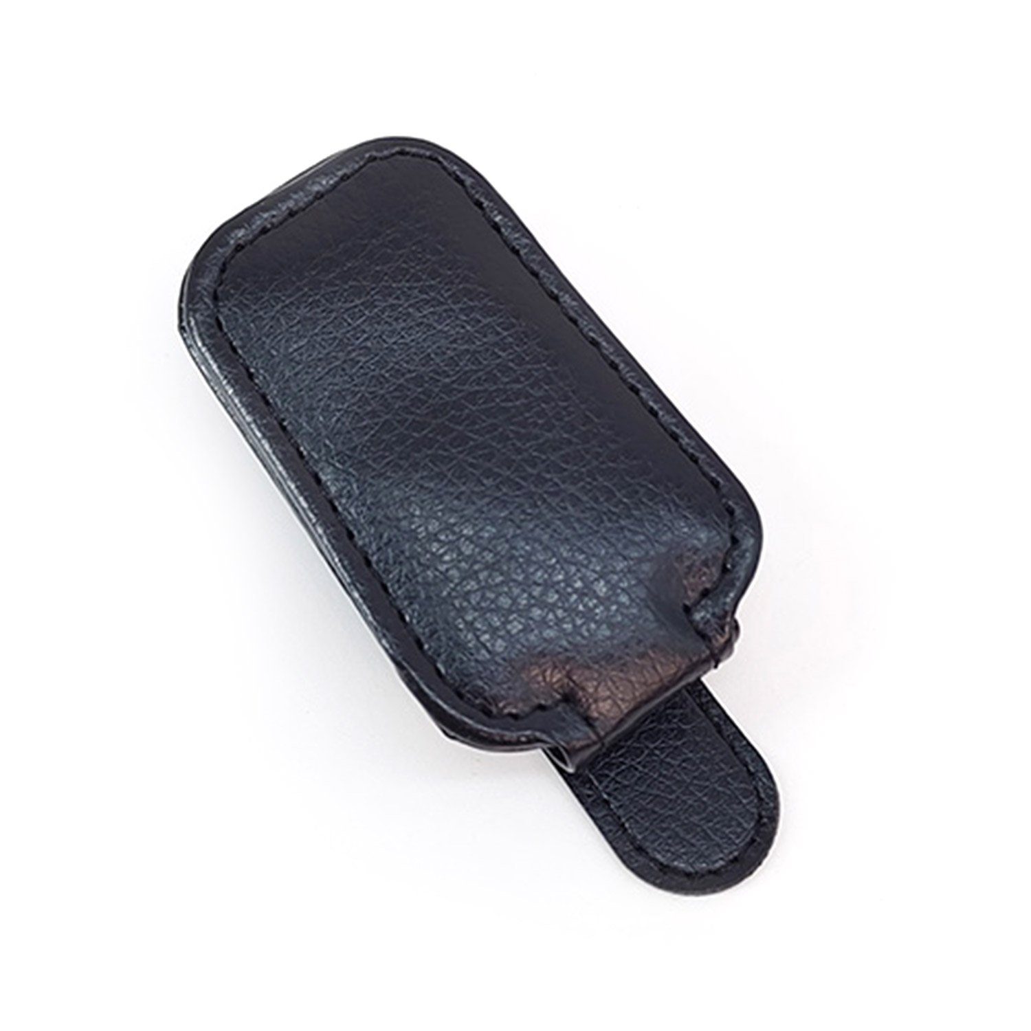 MAGICSHE Brillenetui Brillenrahmen für Autos, Auto Sonnenschirm Leder Sonnenbrille Rahmen Clip und Ticket Clip