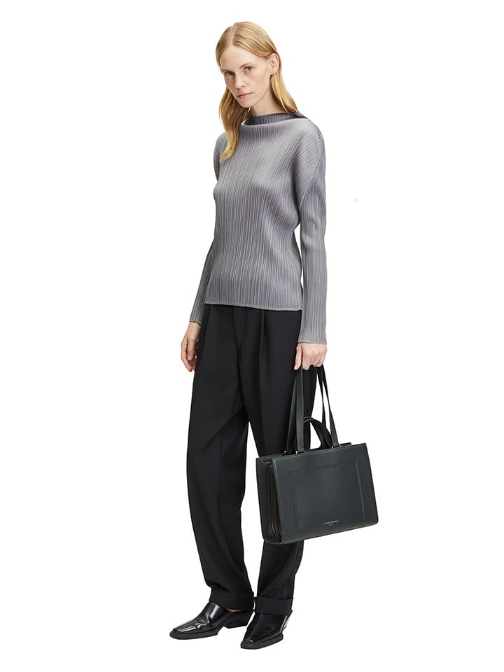 LIEBESKIND BERLIN Leder-Henkeltasche in Grau - (B)33 x (H)24,5 x (T)11,5 cm günstig kaufen onesize
