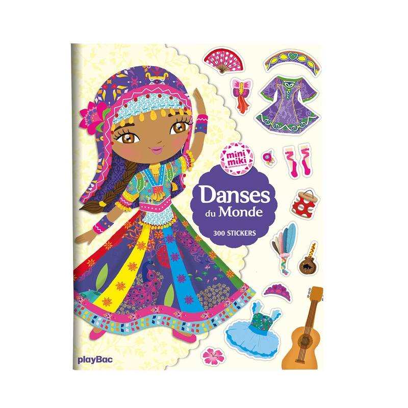 Livre Minimiki, Danses du monde Stickers - Play Bac