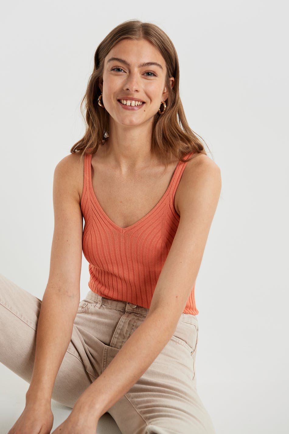 Vera knitted tank