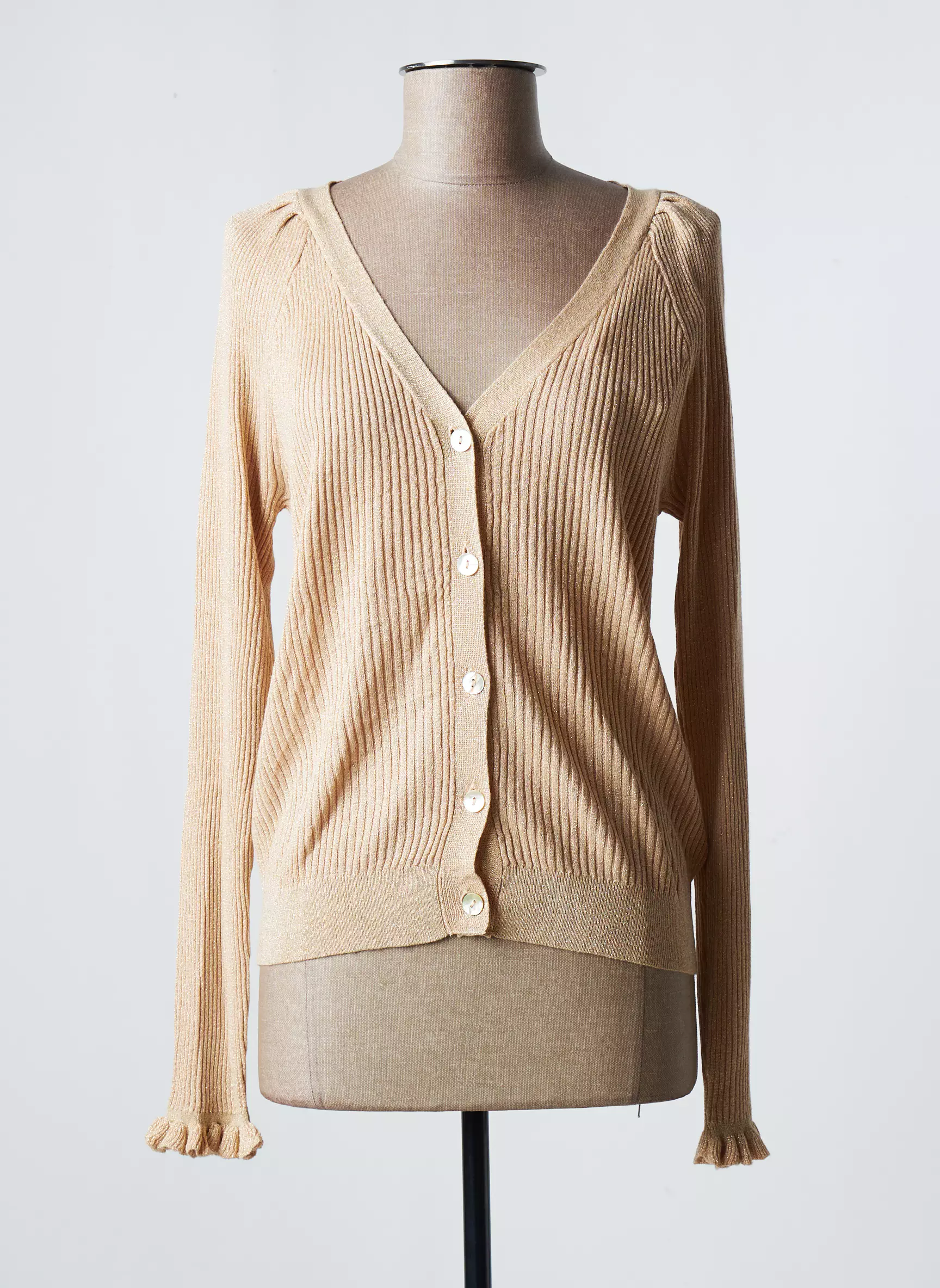 Vila Cardigans Femme couleur beige