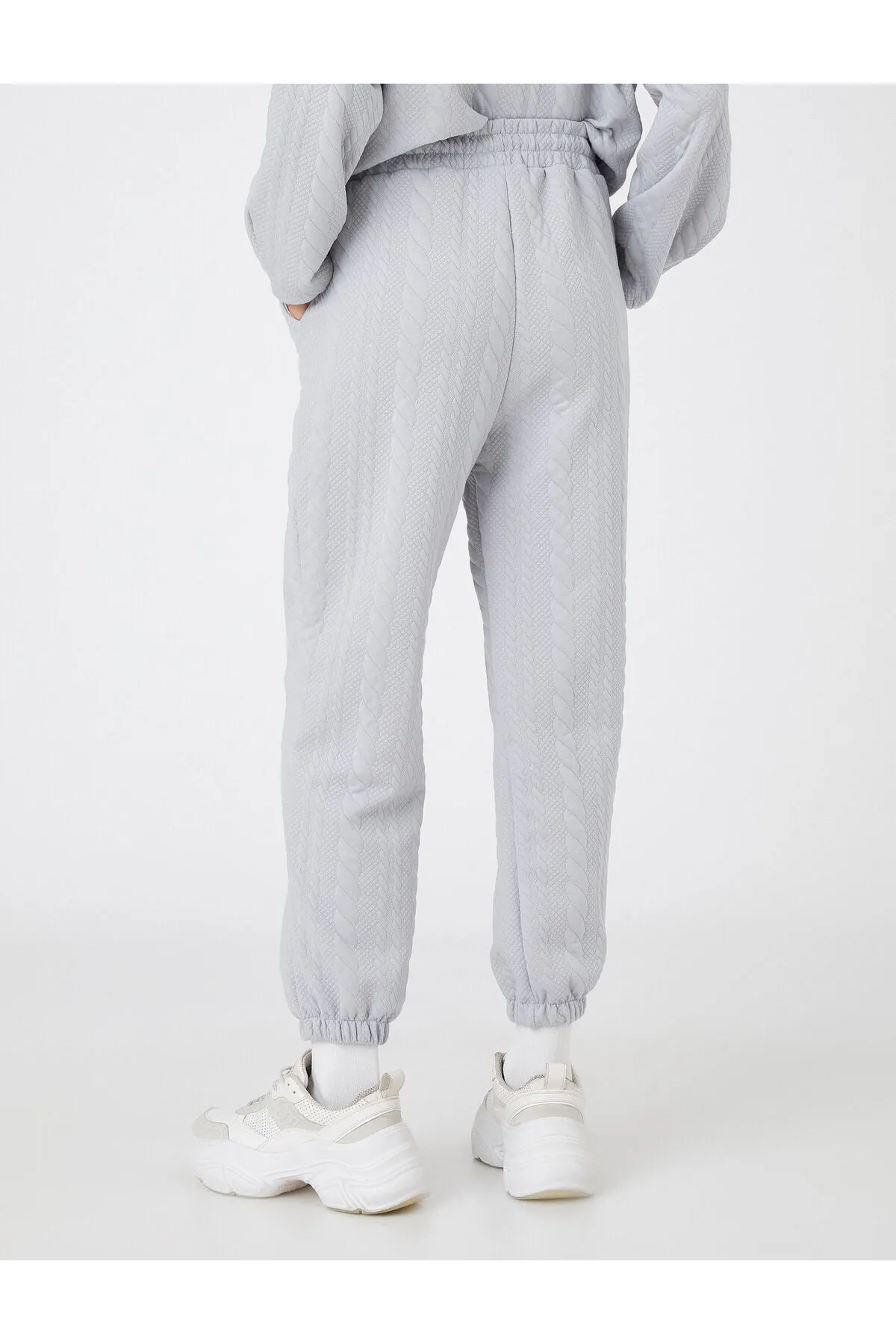 Koton  Jogger-Jogginghose mit gemustertem Taillenbund