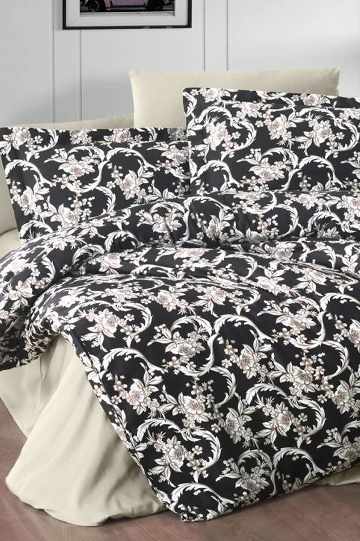 Çeyiz Diyarı  Ardeşen-Doppelbettbezug-Set aus Baumwollsatin
