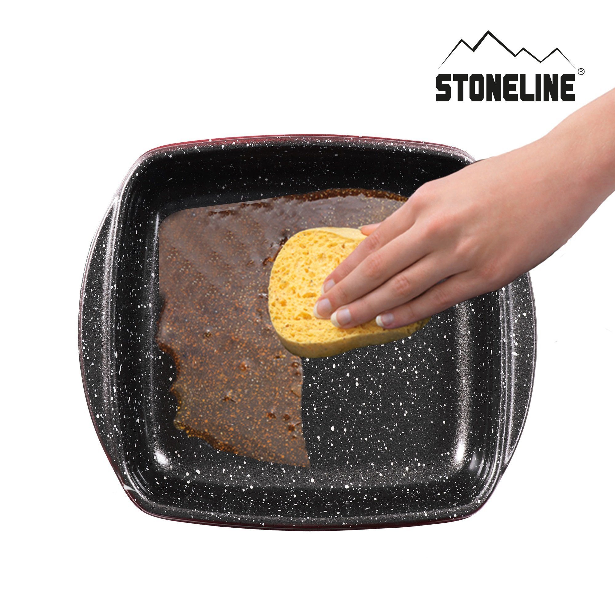 STONELINE Auflaufform, KLIMANEUTRAL, mit echten Steinpartikeln, Designed in Germany