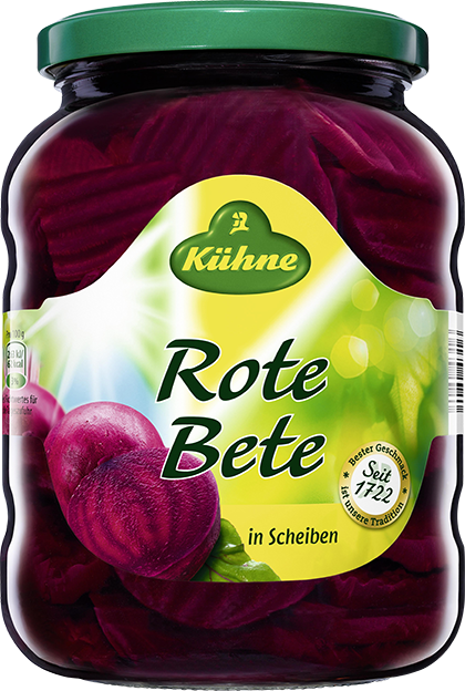 Kühne Rote Bete in Scheiben