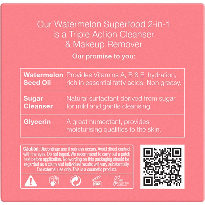 Superfood 2-in-1 Cleanser & Makeup Remover