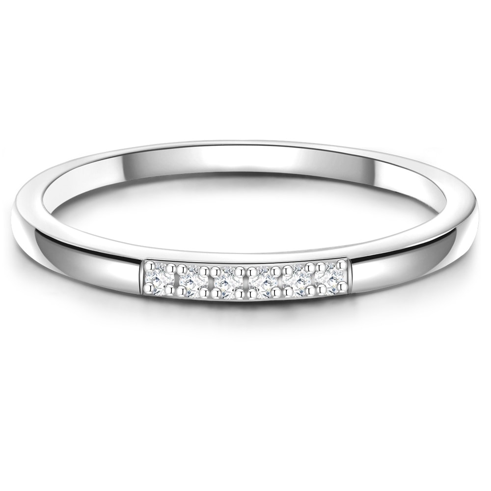 Glanzstücke München Bague en argent Argent sterling Oxyde de zirconium (CZ) en Argent Bague