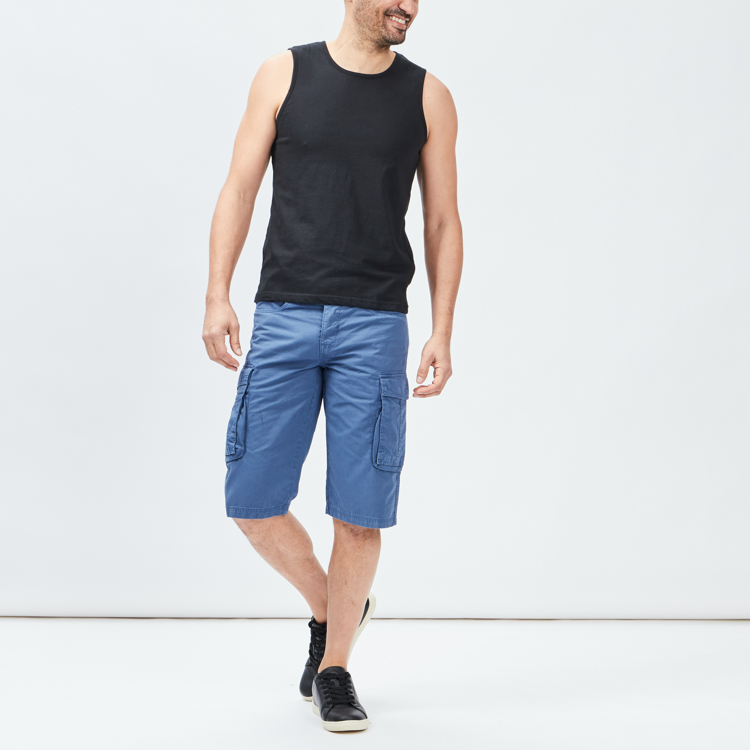Bermuda battle Creeks bleu homme | La Halle