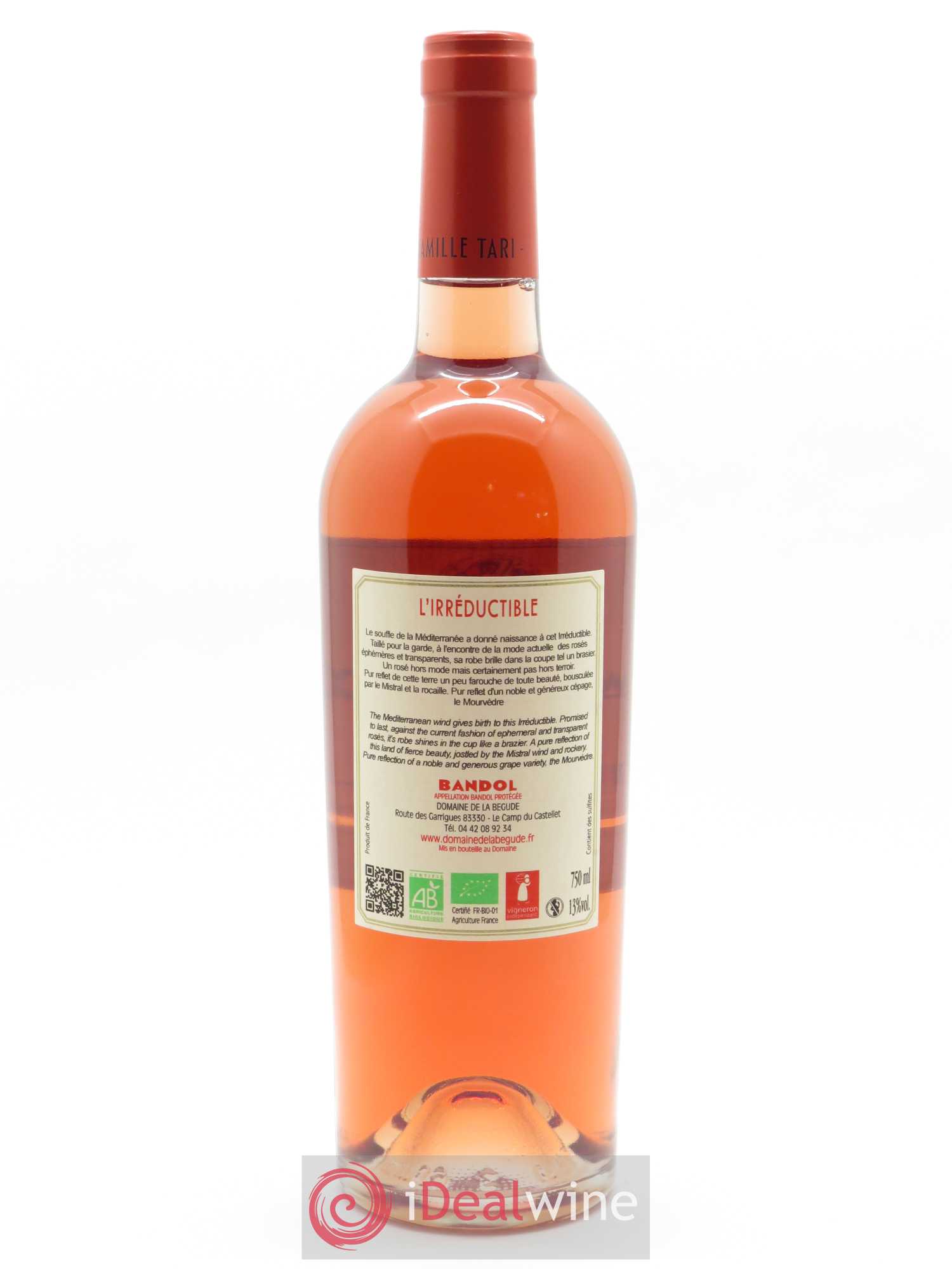 Bandol La Bégude L'Irréductible  2020 - Lot de 1 Bouteille