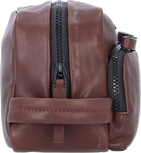 Piquadro Harper Kulturbeutel Leder 23 cm