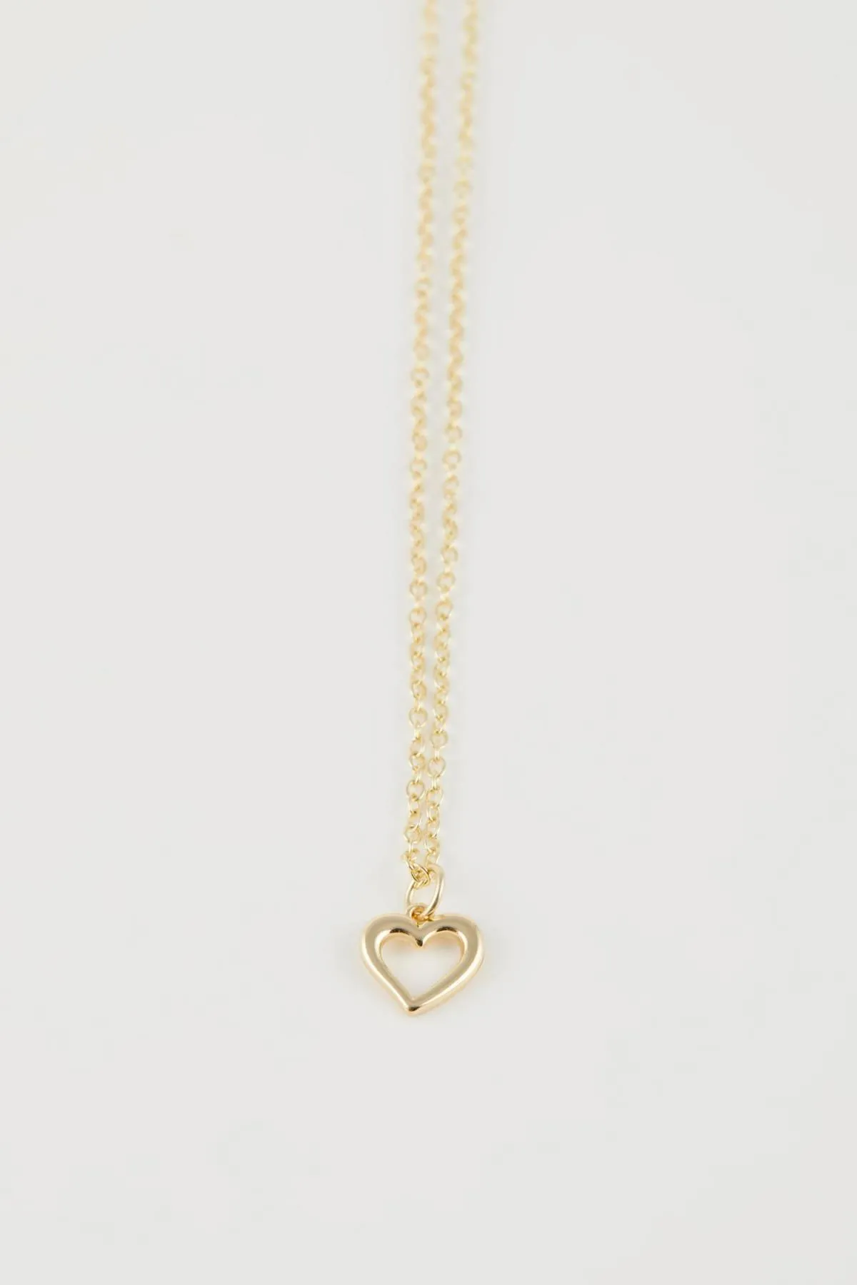 DeFacto  Damen-Halskette mit Herz-Details, Gold, B7882axns