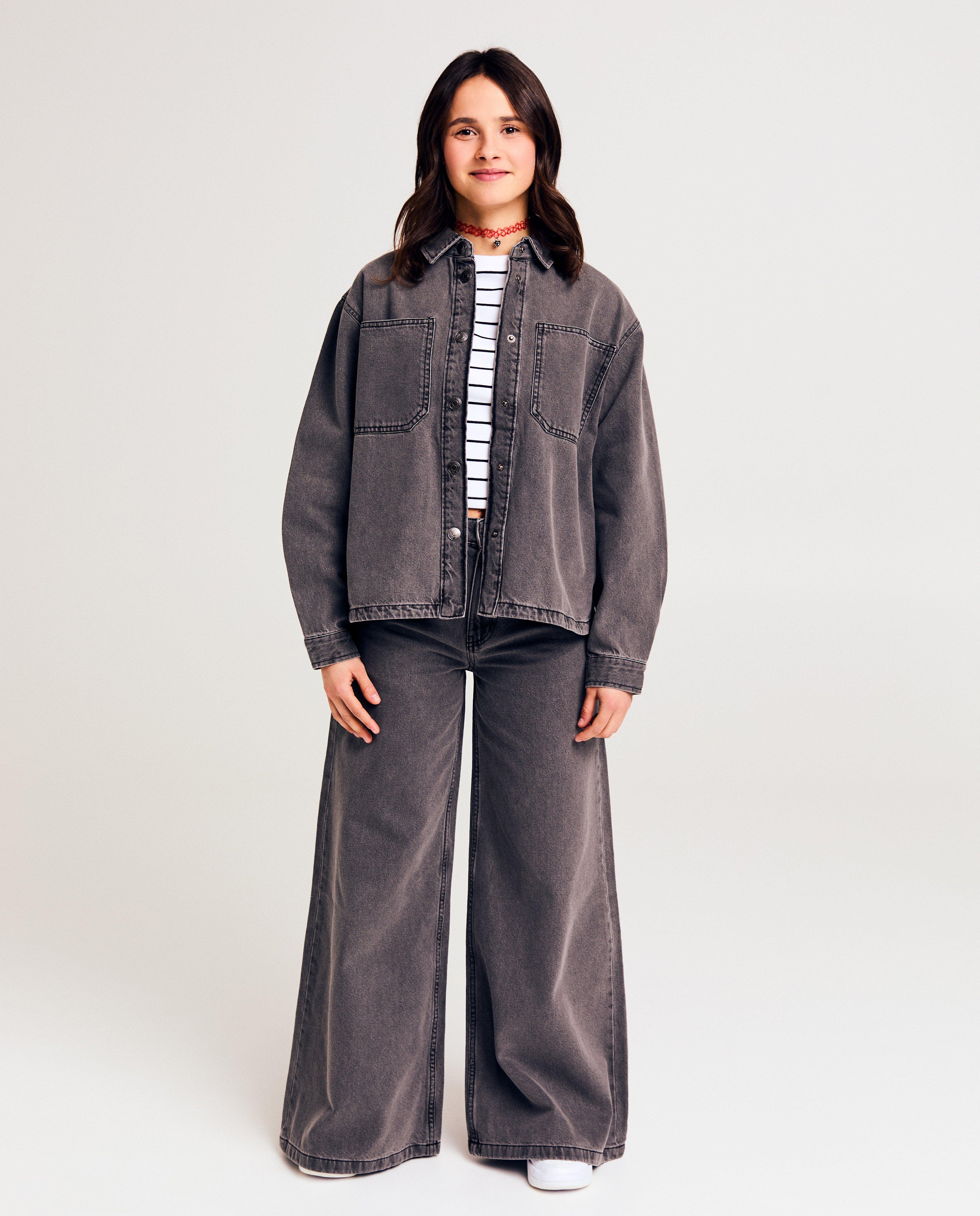 Cămașă din denim Groggy Grey galbenă