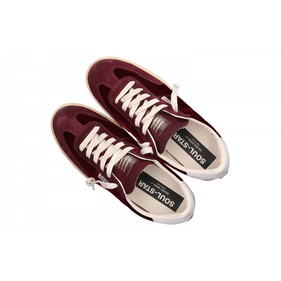 Golden Goose - Sneaker low SOUL STAR Veloursleder - rot