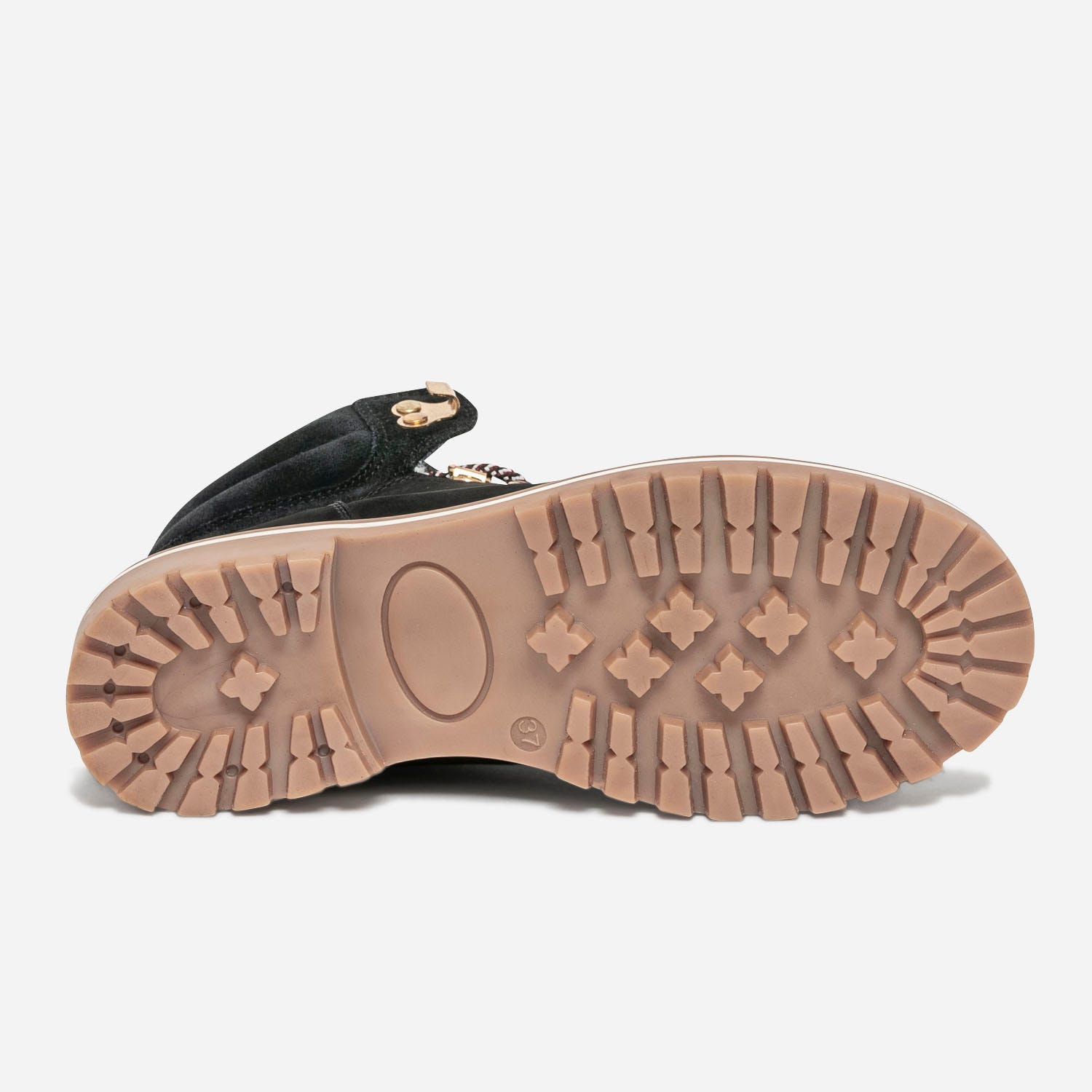 Boots à lacet LES TROPEZIENNES par M.Belarbi noires en nubuck