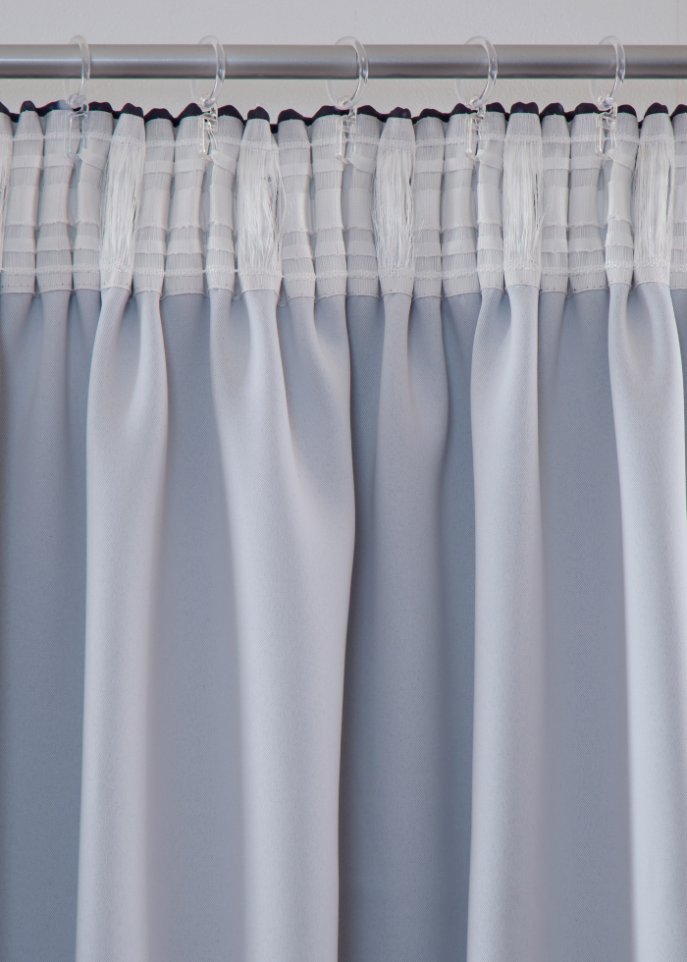 Verdunkelungsvorhang mit recycelter Polyester mit Druck (2er Pack)