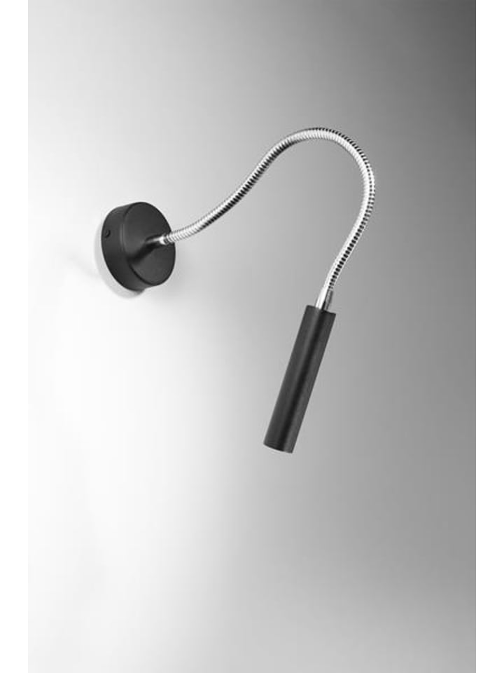 Nice Lamps Wandleuchte ALUDRA Schwarz stahl (L)8cm (B)52cm (H)52cm günstig kaufen onesize