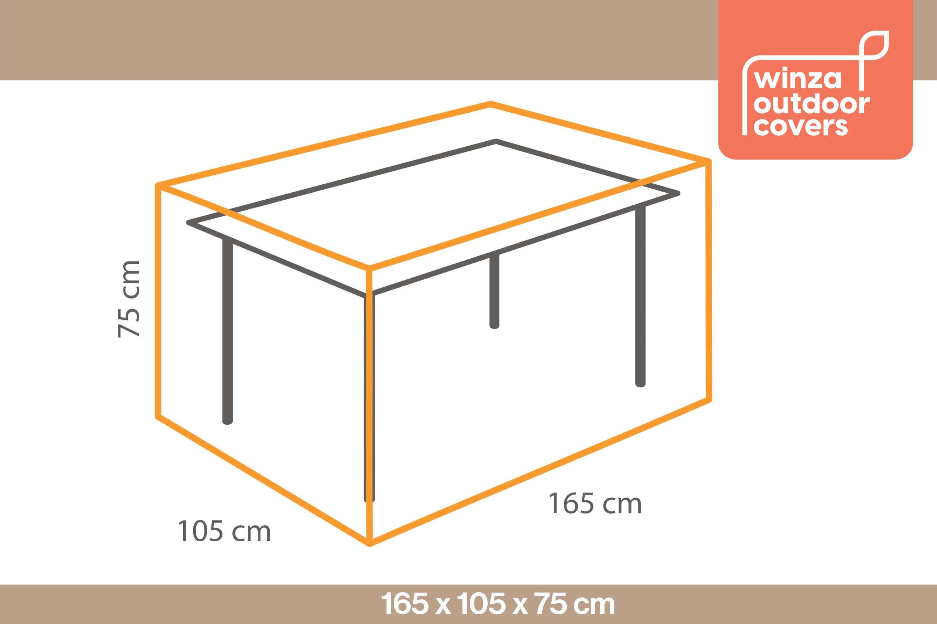 Winza 165 x 105 x 75 cm Tisch Schutzhülle