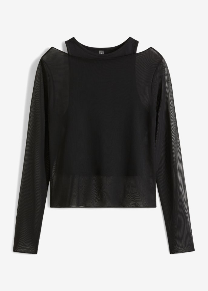 2 in 1 Mesh-Shirt