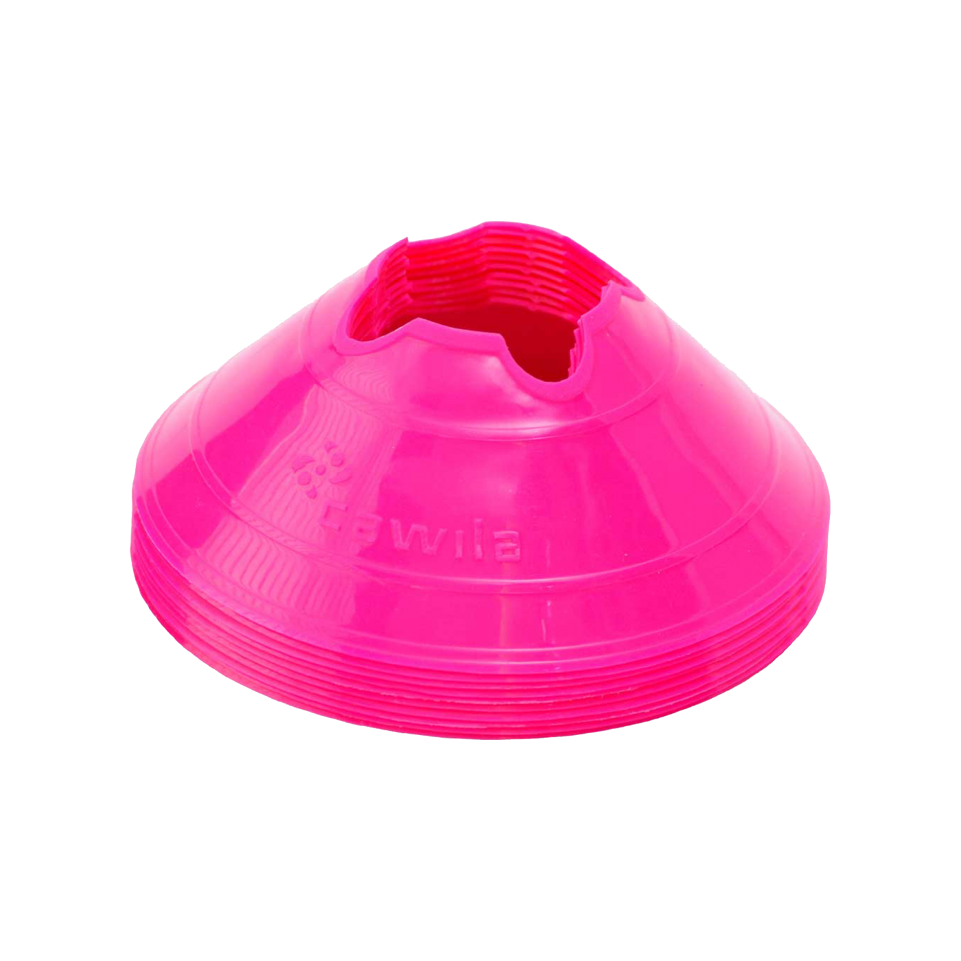 Cawila Markierungshauben M | 10er Set | Durchmesser 20cm, Höhe 6cm | pink