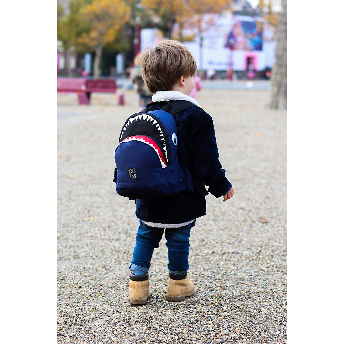 Kinderrucksack S Shark Shape Navy