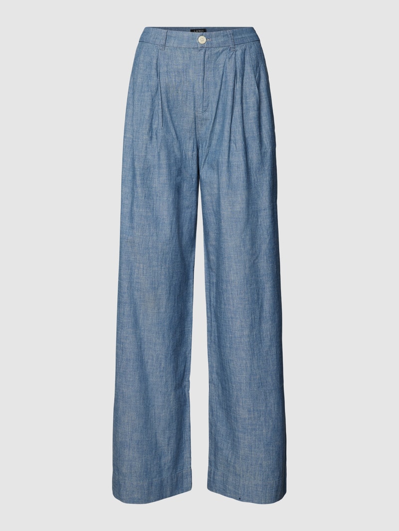 Hose aus Baumwolle in Denim-Optik Modell 'JOIREYDA' in jeans