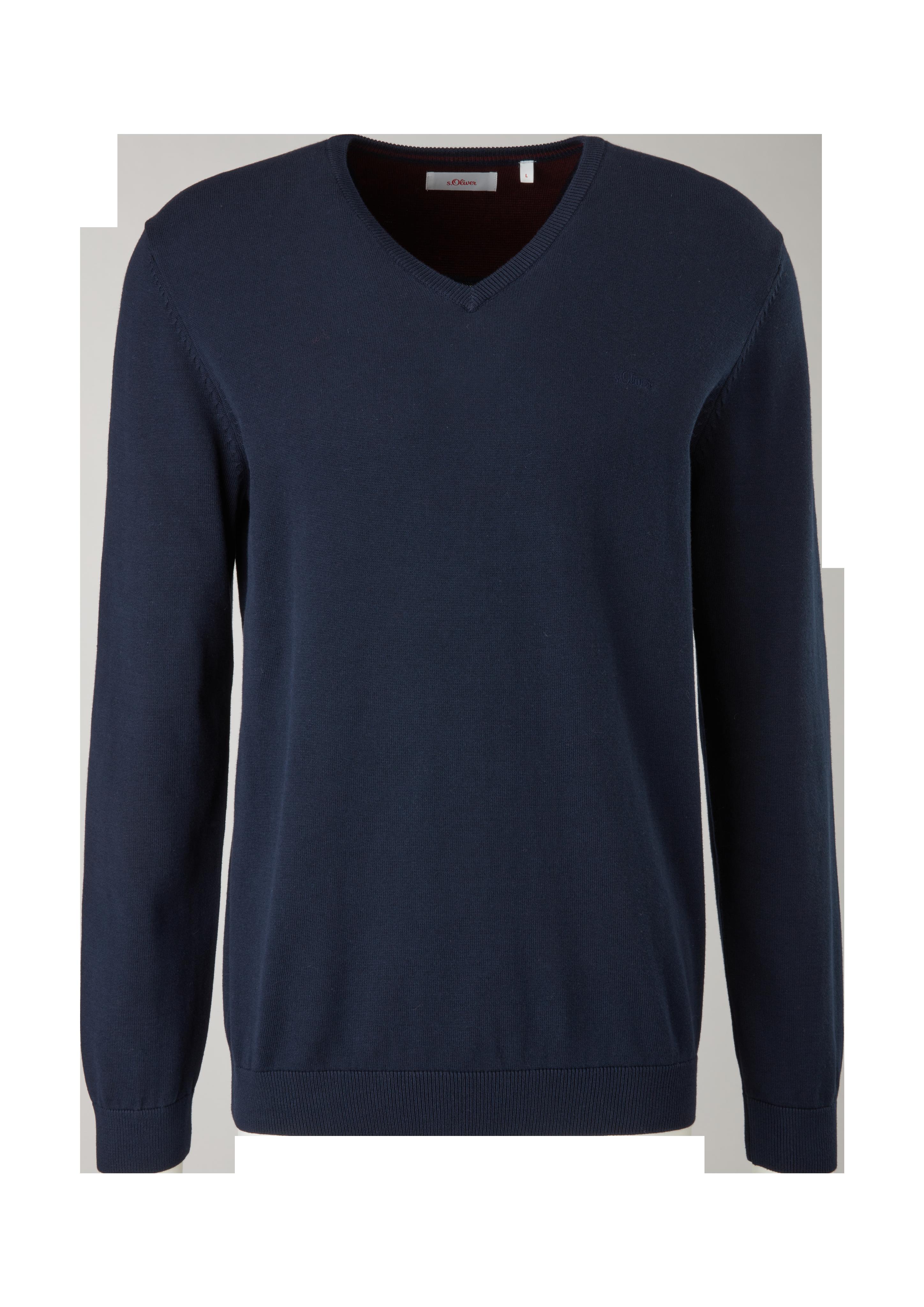 Feinstrickpulli mit V-Ausschnitt  03.899.61.7623-5978