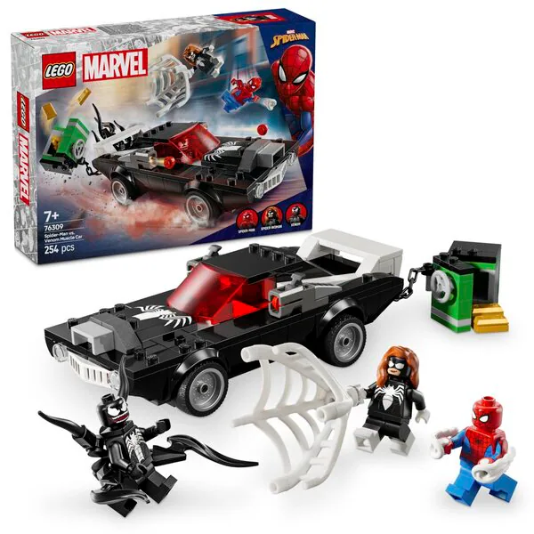 LEGO Marvel 76309 Spider-Man vs. Venoms Klassisk Bil