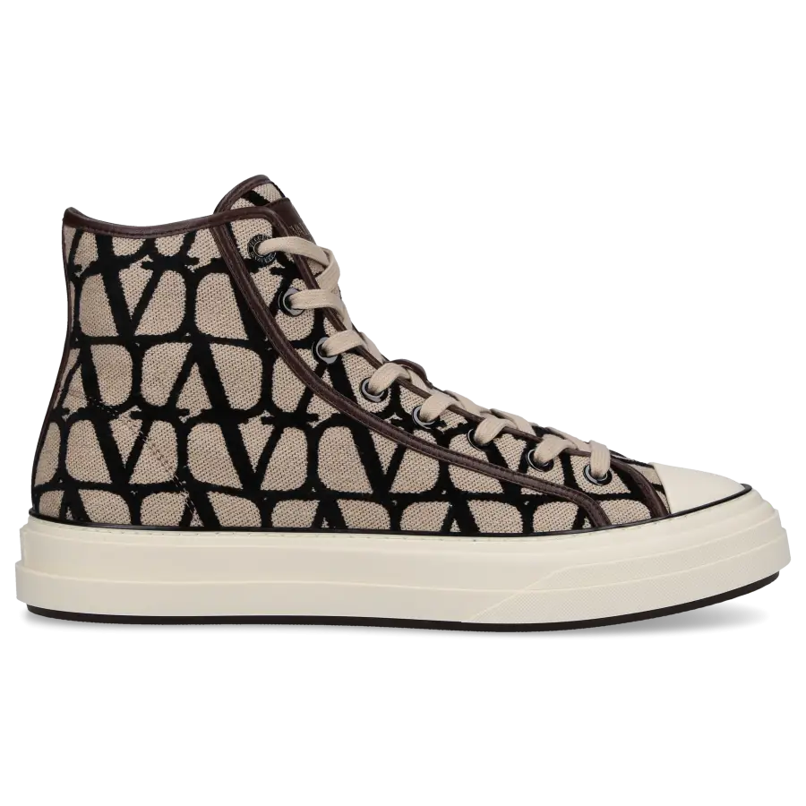 Valentino Garavani - Sneaker high TOTALOOP Canvas - schwarz