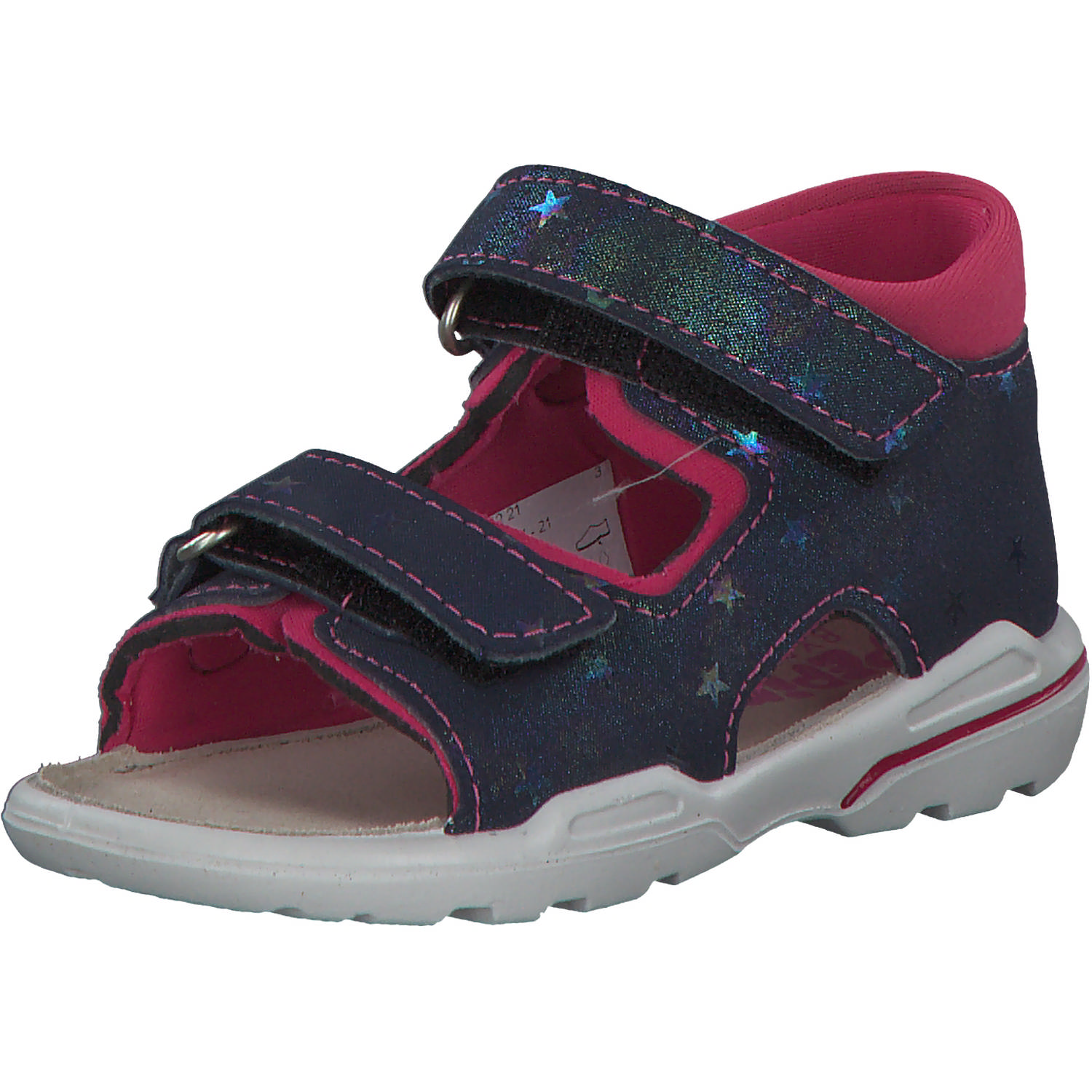 Ricosta Titu 3201702, Lauflernschuhe, Kinder, nautic/pink