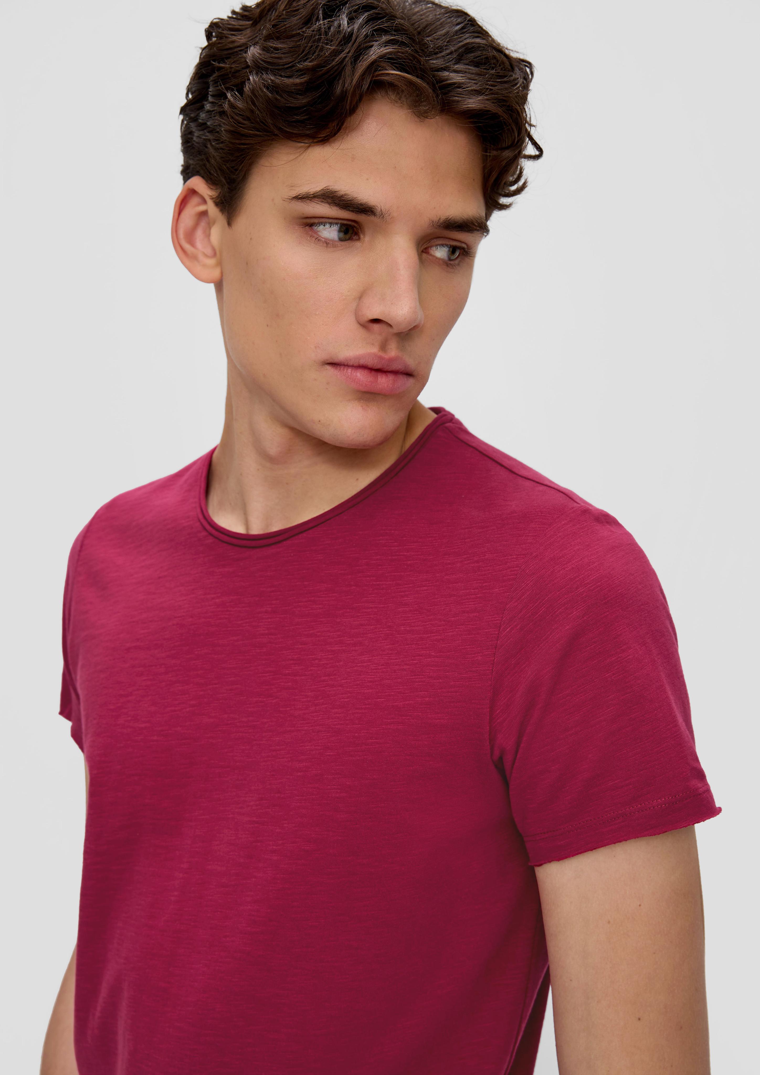 T-Shirt mit Flammgarnstruktur  2138566-4481