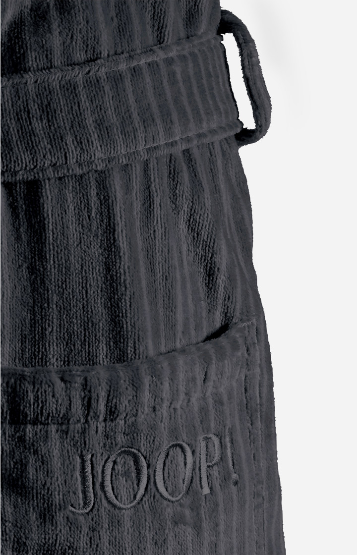 Herren Kimono-Bademantel in Anthrazit