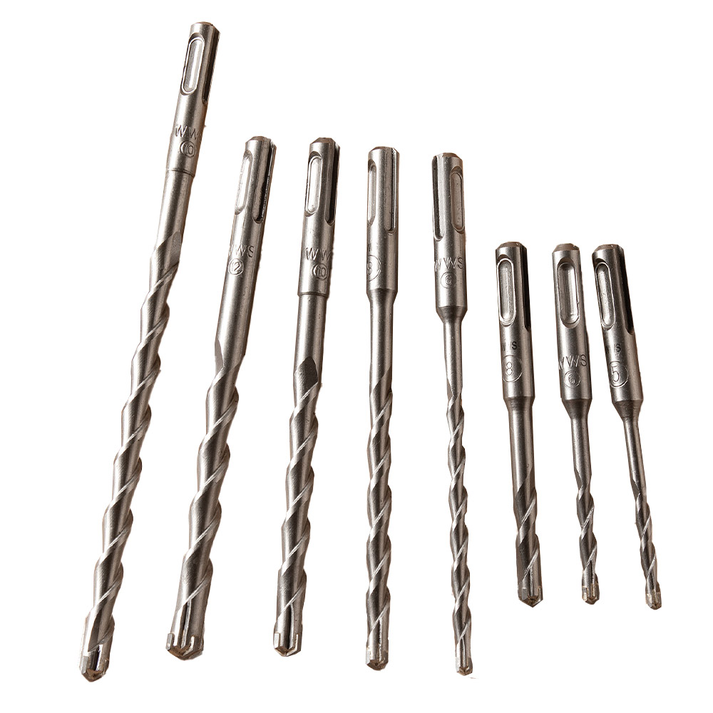 Kraft Werkzeuge SDS-Plus-Bohrer mit Kreuzspitze - 8tlg.