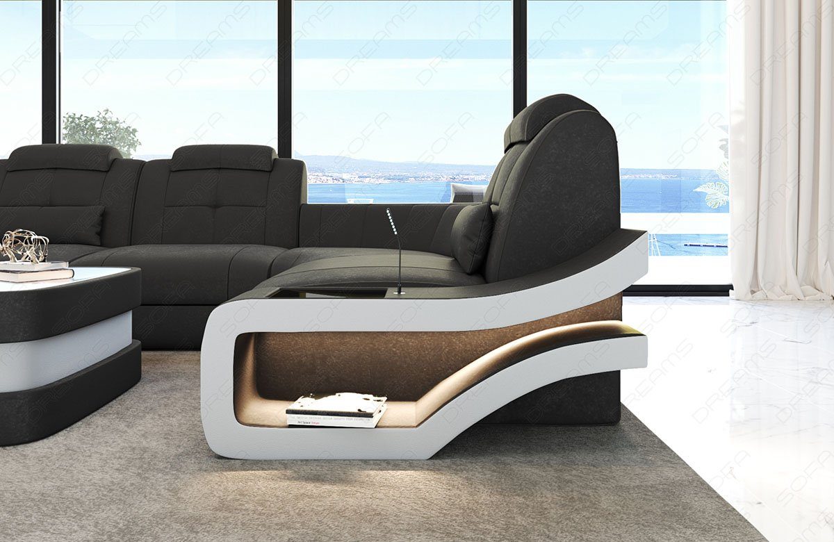 Sofa Dreams Ecksofa Polster Stoff Sofa Elena L Form A Stoffsofa Wildleder Optik