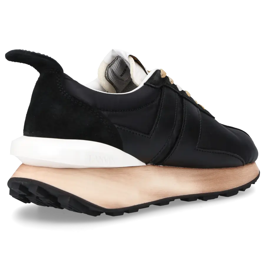 Lanvin - Sneaker low NYLON BUMPER Nylon - schwarz
