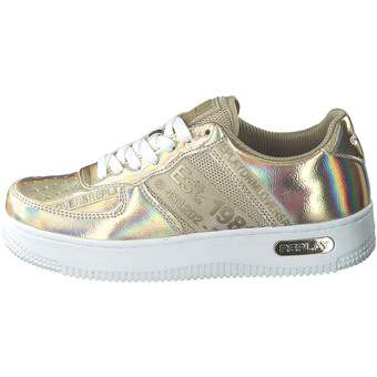 Replay Milo Schnürsneaker in gold