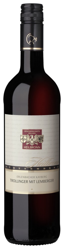 Württembergische WZG Erlenbacher Kayberg Trollinger Mit Lemberger Qba 0,75 l 6er Karton