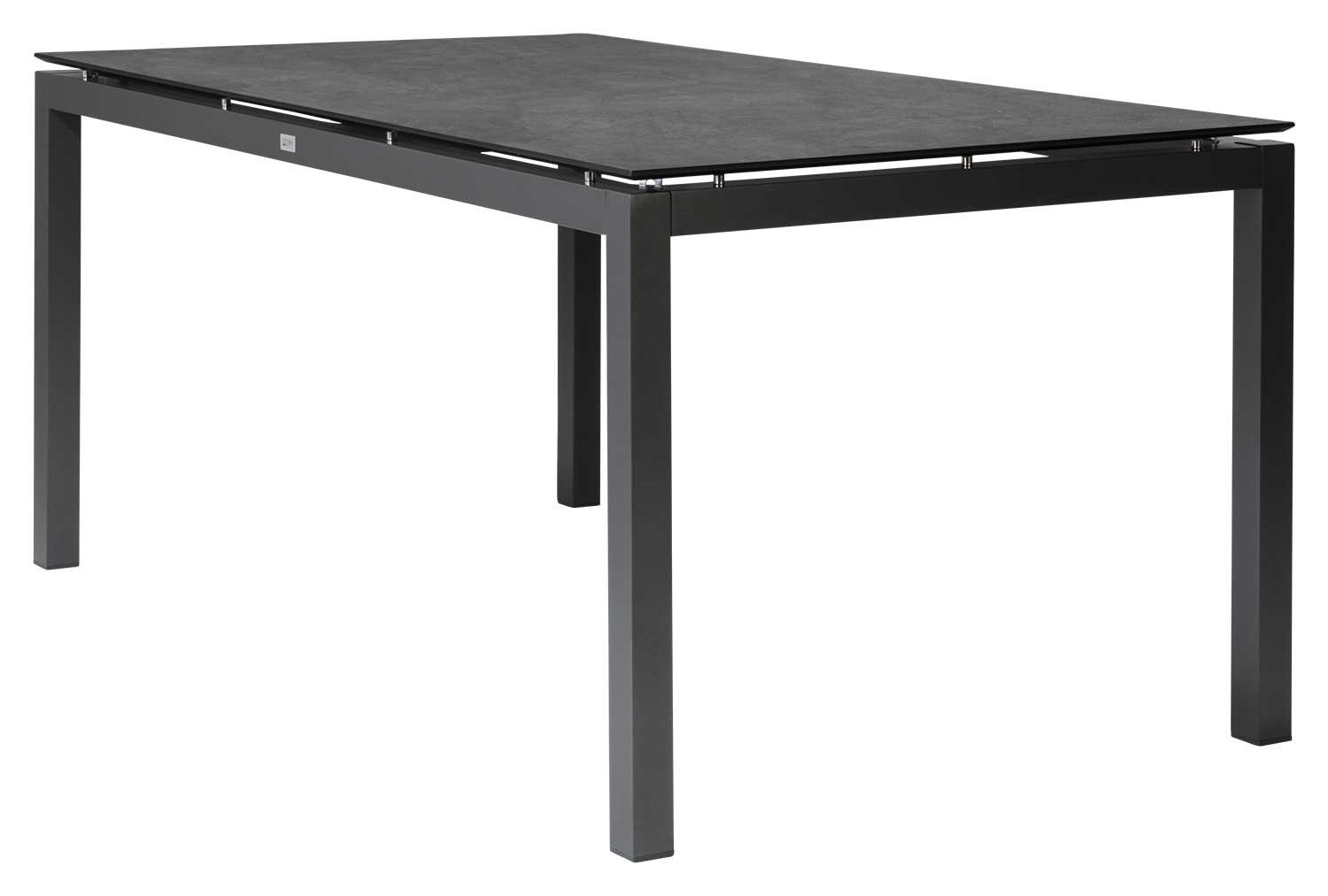 Stern Tischplatte DARK MARBLE, B 160 x T 90 cm, Silverstar 2.0, Grau