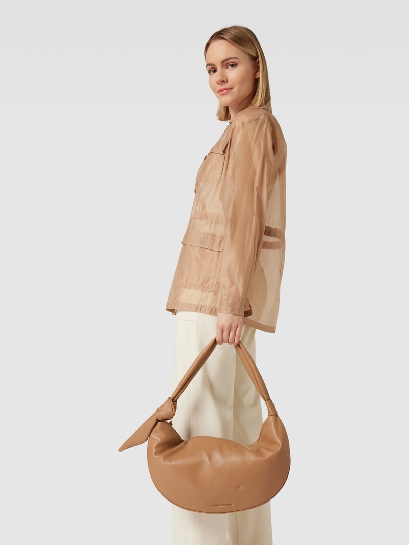 Hobo Bag aus Leder Modell 'JULIETTE' in camel