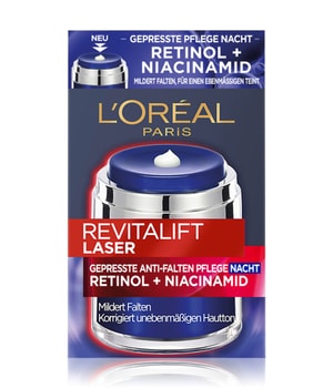 L'Oréal Paris Revitalift Laser Gepresste Anti-Falten Pflege Nacht Retinol + Niacinamid Nachtcreme-50 ml