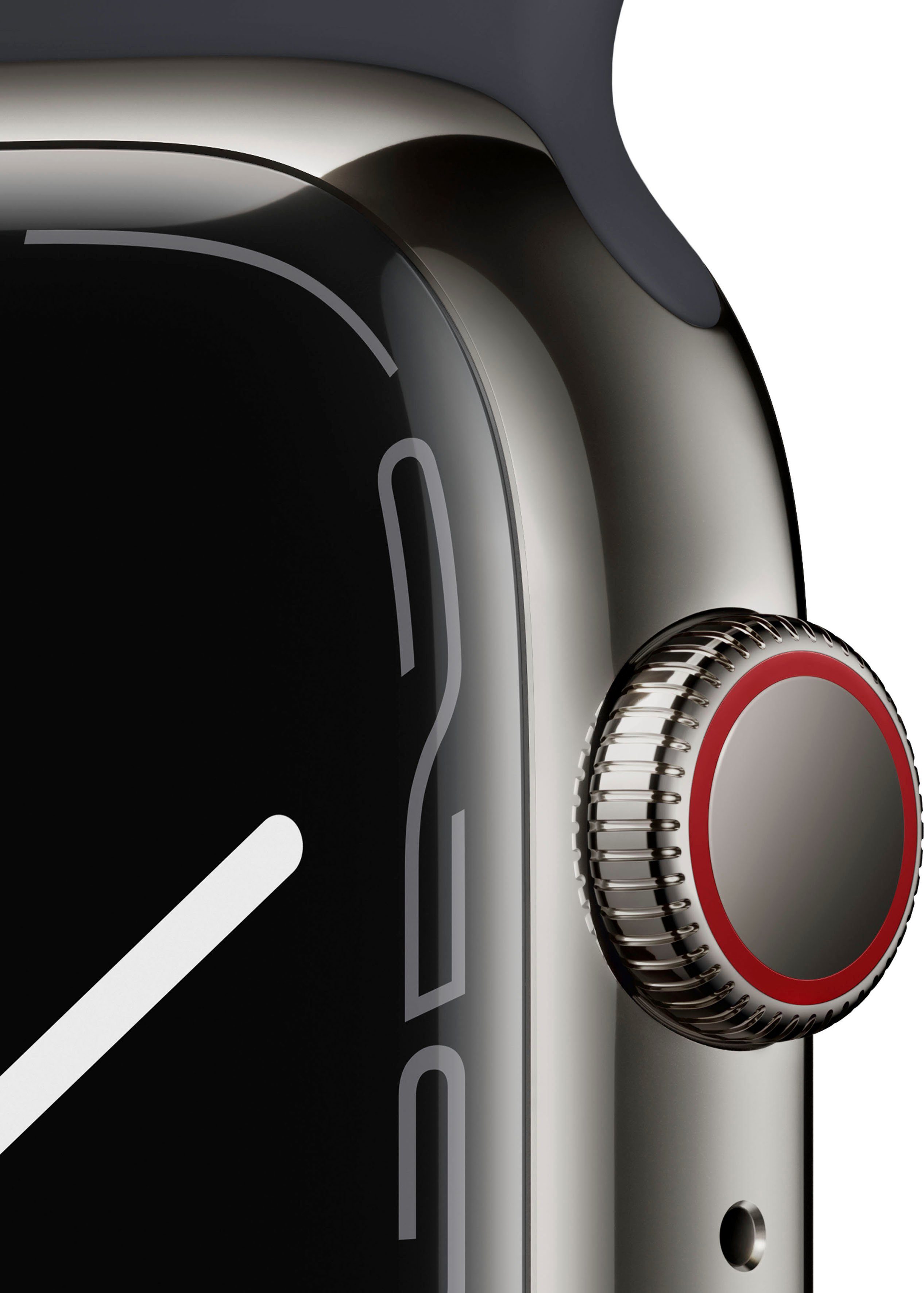 Apple Watch Series 7 GPS + Cellular, 45mm Smartwatch (4,83 cm/1,9 Zoll, Watch OS 8)