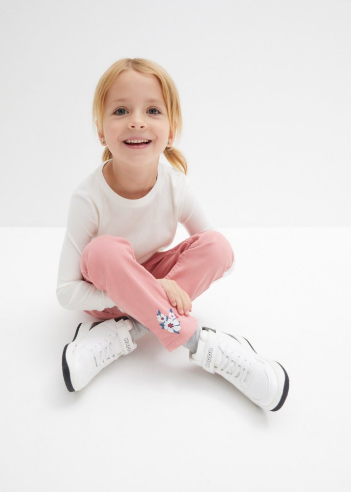 Mädchen Thermotwillhose mit Jerseyfutter