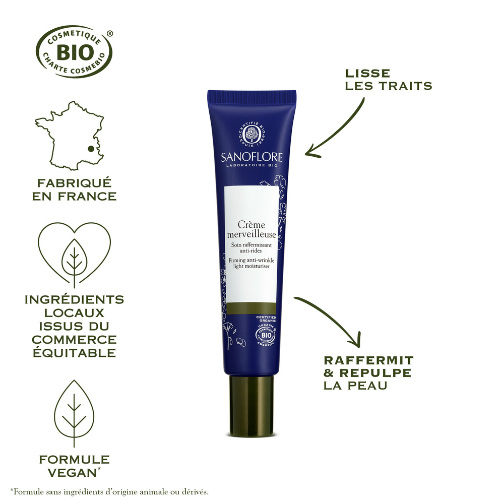 Sanoflore Merveilleuse Crème de jour légère anti-rides