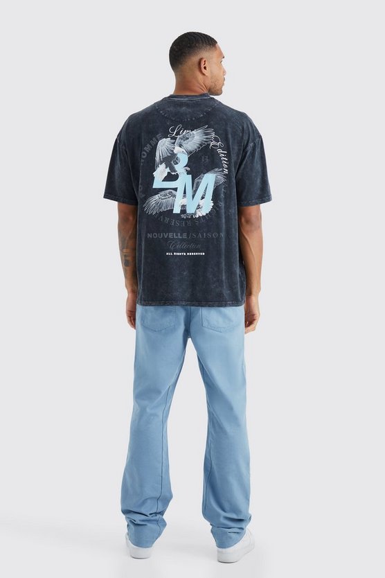 Tall lockere Hose mit Applikation