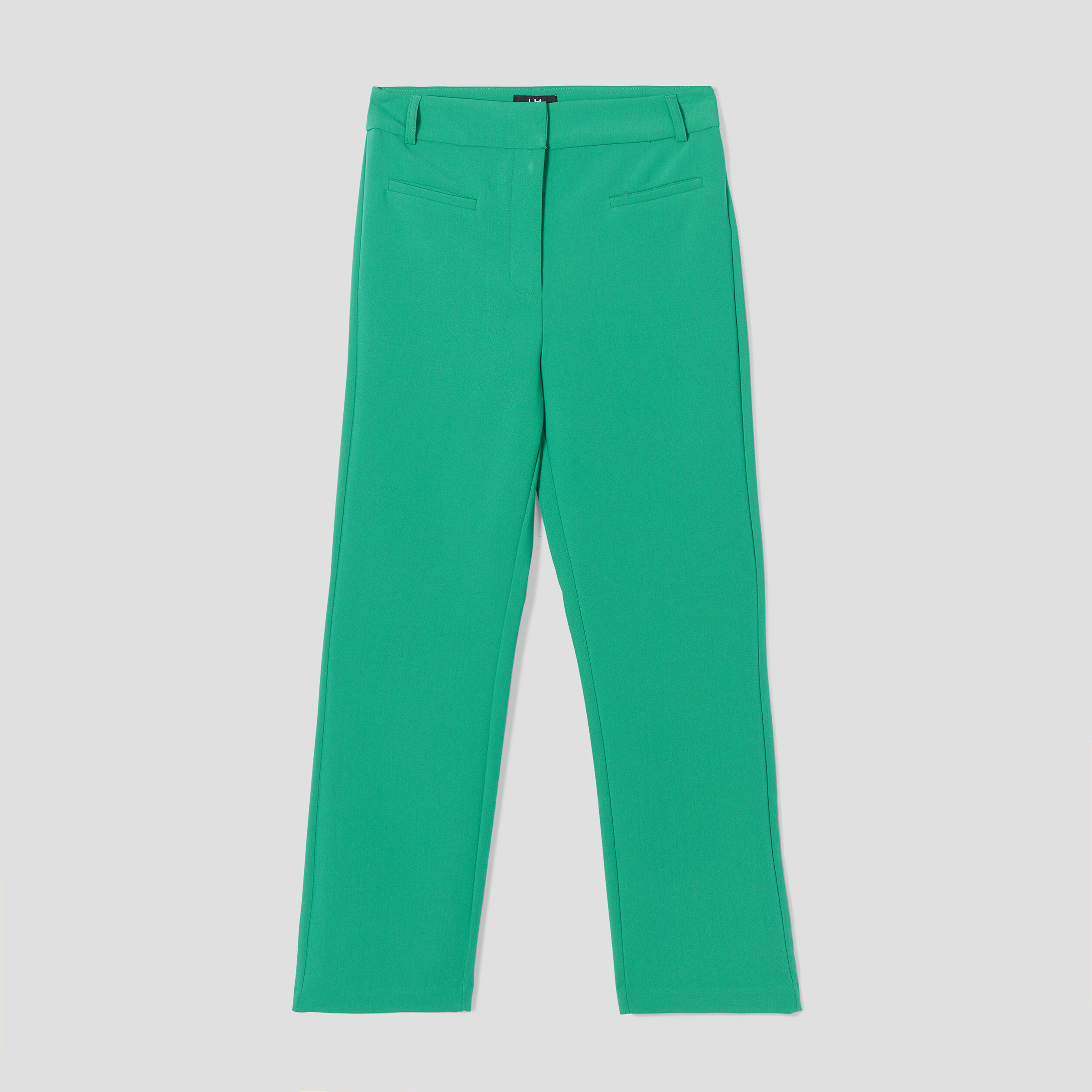 Pantalon flare 2 poches avant vert émeraude femme | La Halle