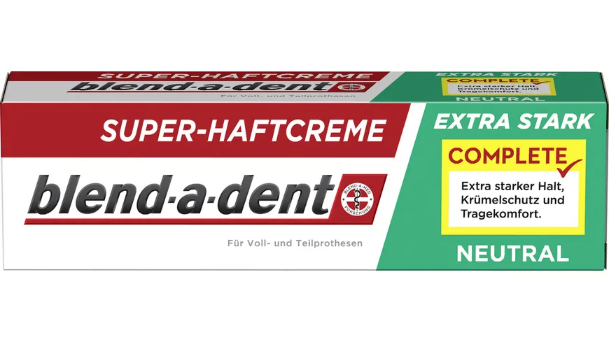 Blend-A-Dent Haftcreme Complete extra stark -neutral- 47g 47 g