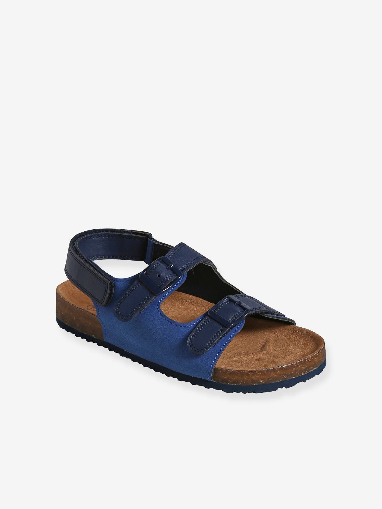 Vertbaudet Kinder Sandalen mit verstellbaren Riemen - set blau