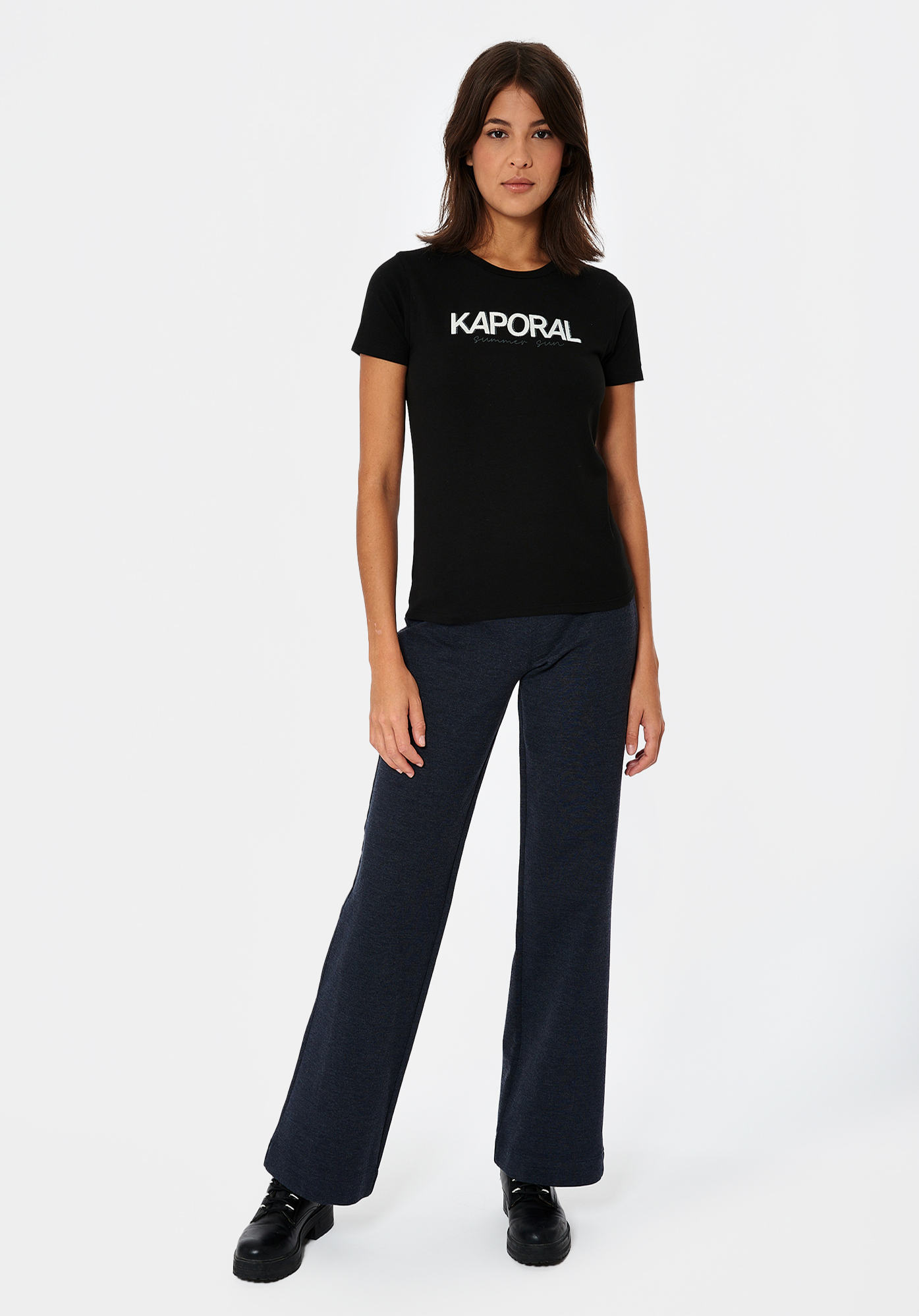 JASIC  T-shirt noir Femme
