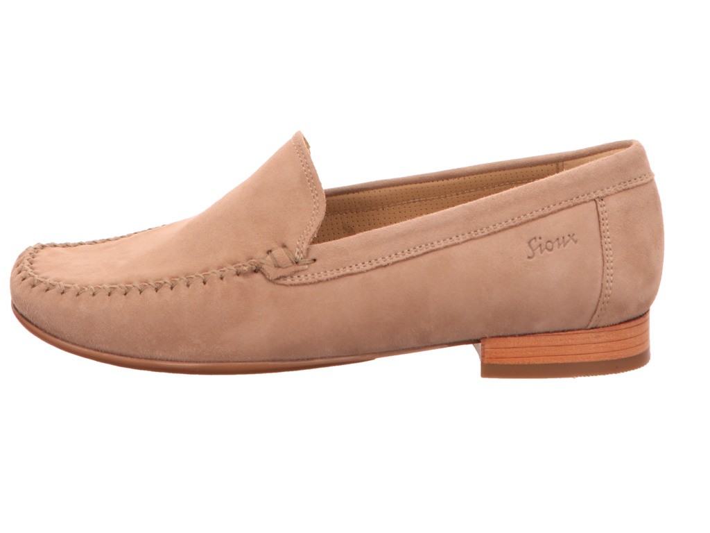 SIOUX Sportliche Slipper beige 63135