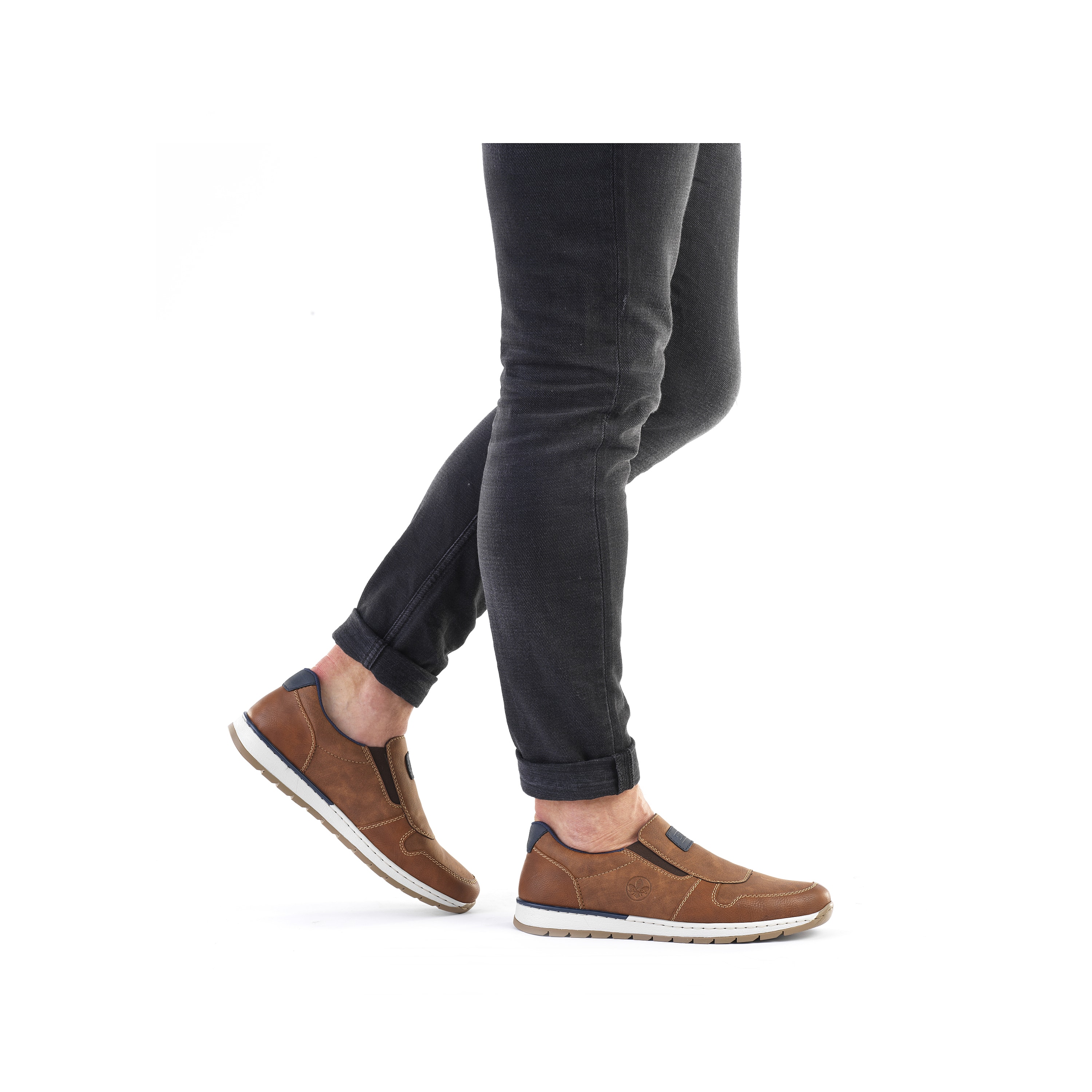 Rieker Herren Slipper nussbraun