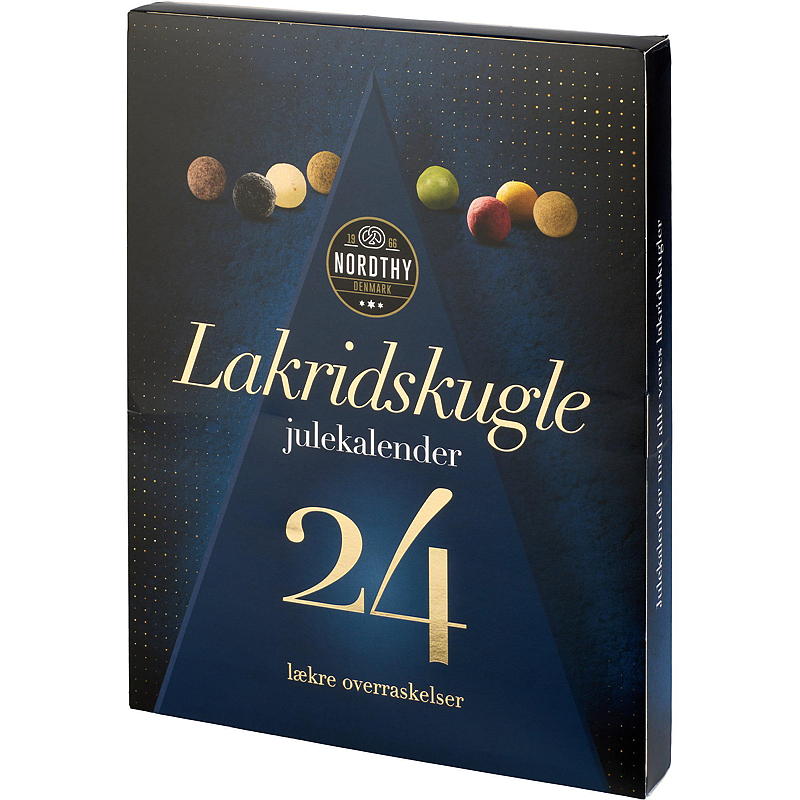 Julekalender 260 g m/lakris Nordthy